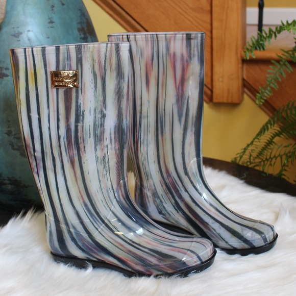 Nicole Miller, rainy day rain boots pull on - Picture 2 of 12